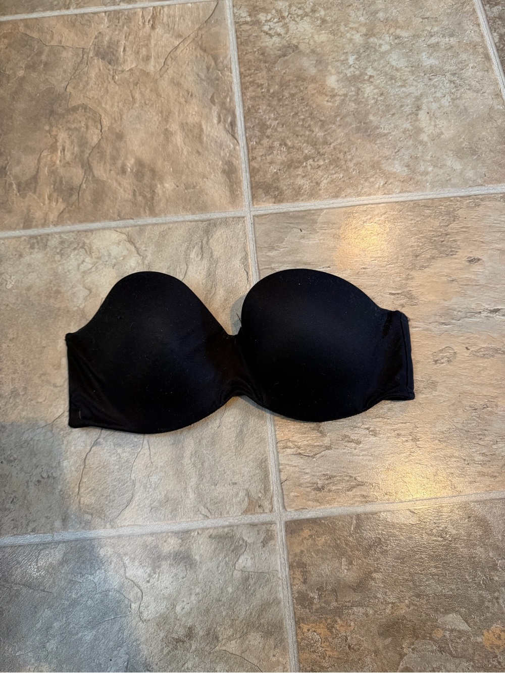 Victorias Secret Black Strapless Bra